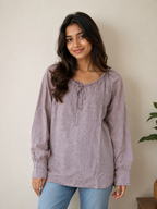Tie-Up Tunic Top