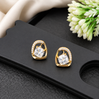 Cushion Cut Stud Earrings