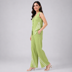 Graphic Chic Co-Ord Set(Green)