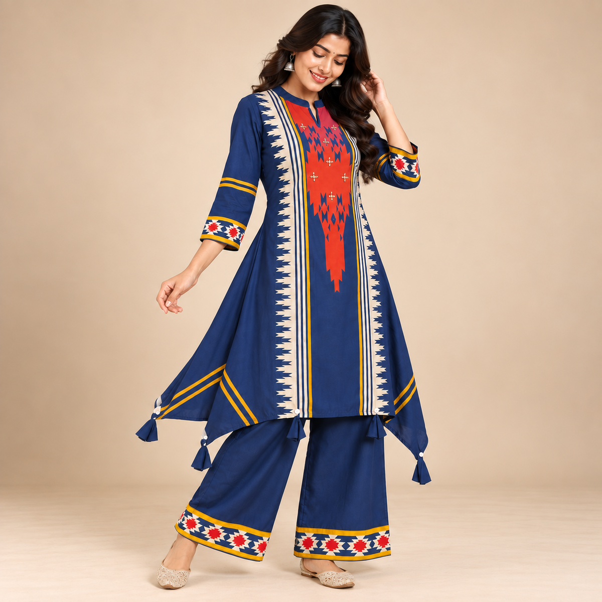 Indigo Ikat Muse Co-Ord Set