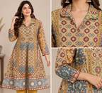 Women's Ajrakh Print Co-ord set