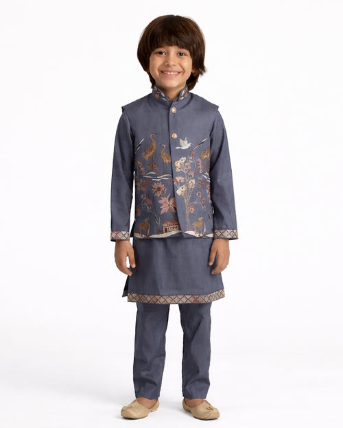 Boys Ethnic Kurta Pajama Set