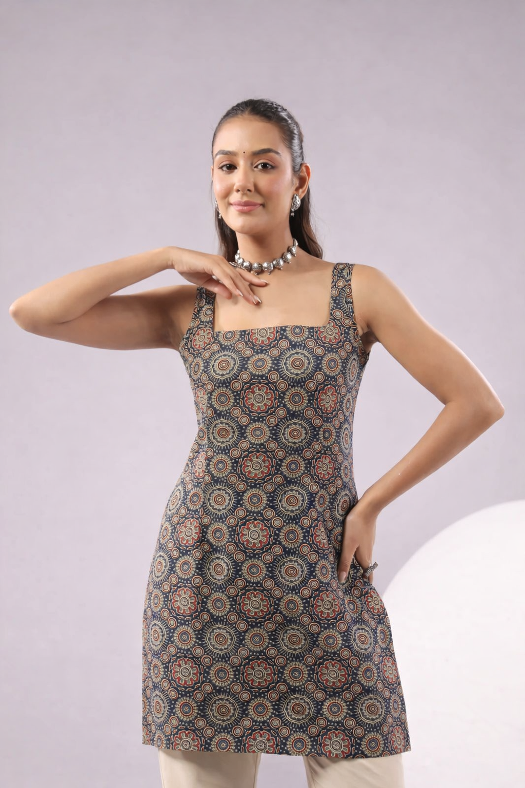 Indigo Ajrakh Tunic