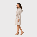 Tie-Waist Shirt Dress