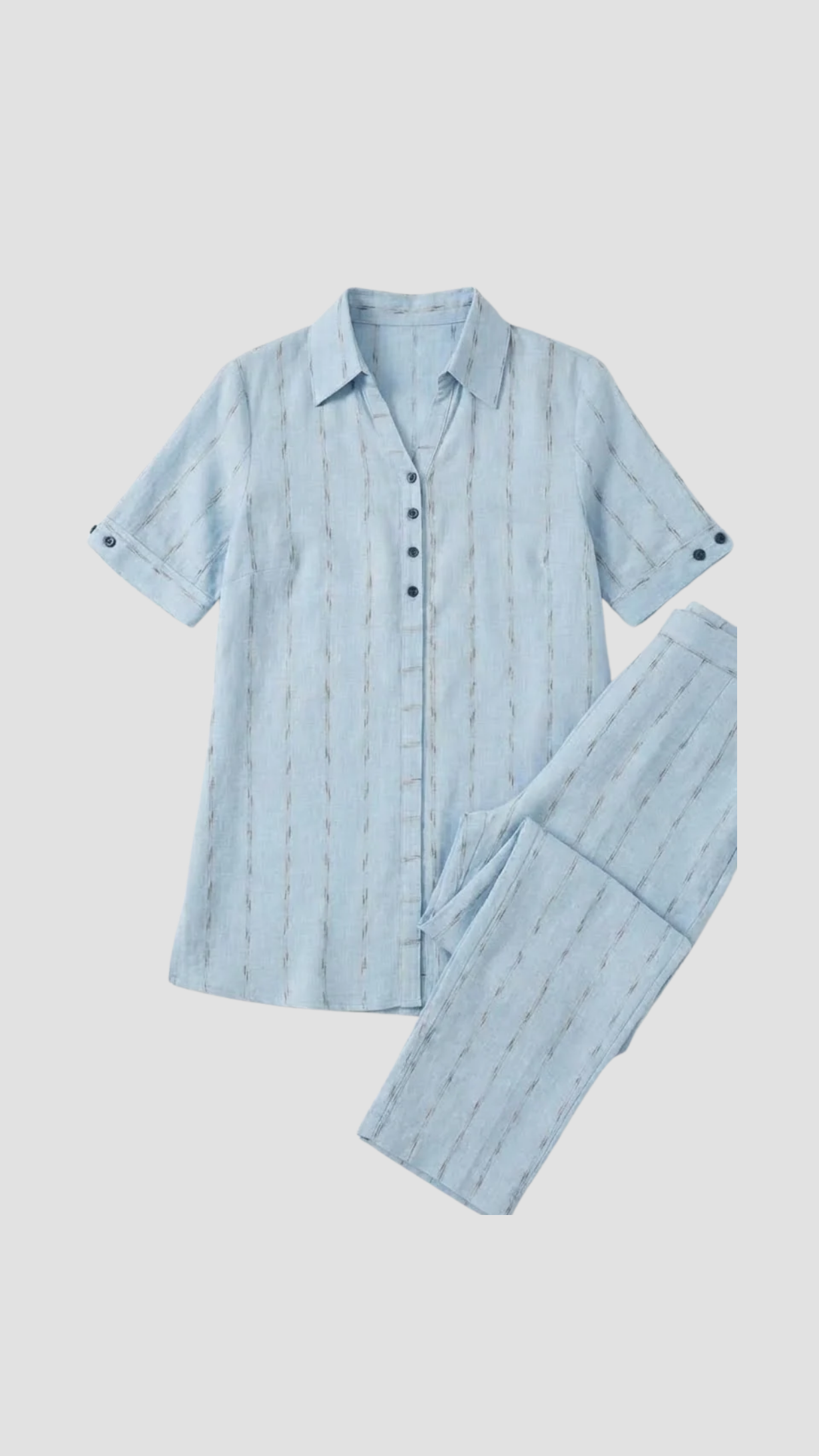 Blue Striped Co-Ords