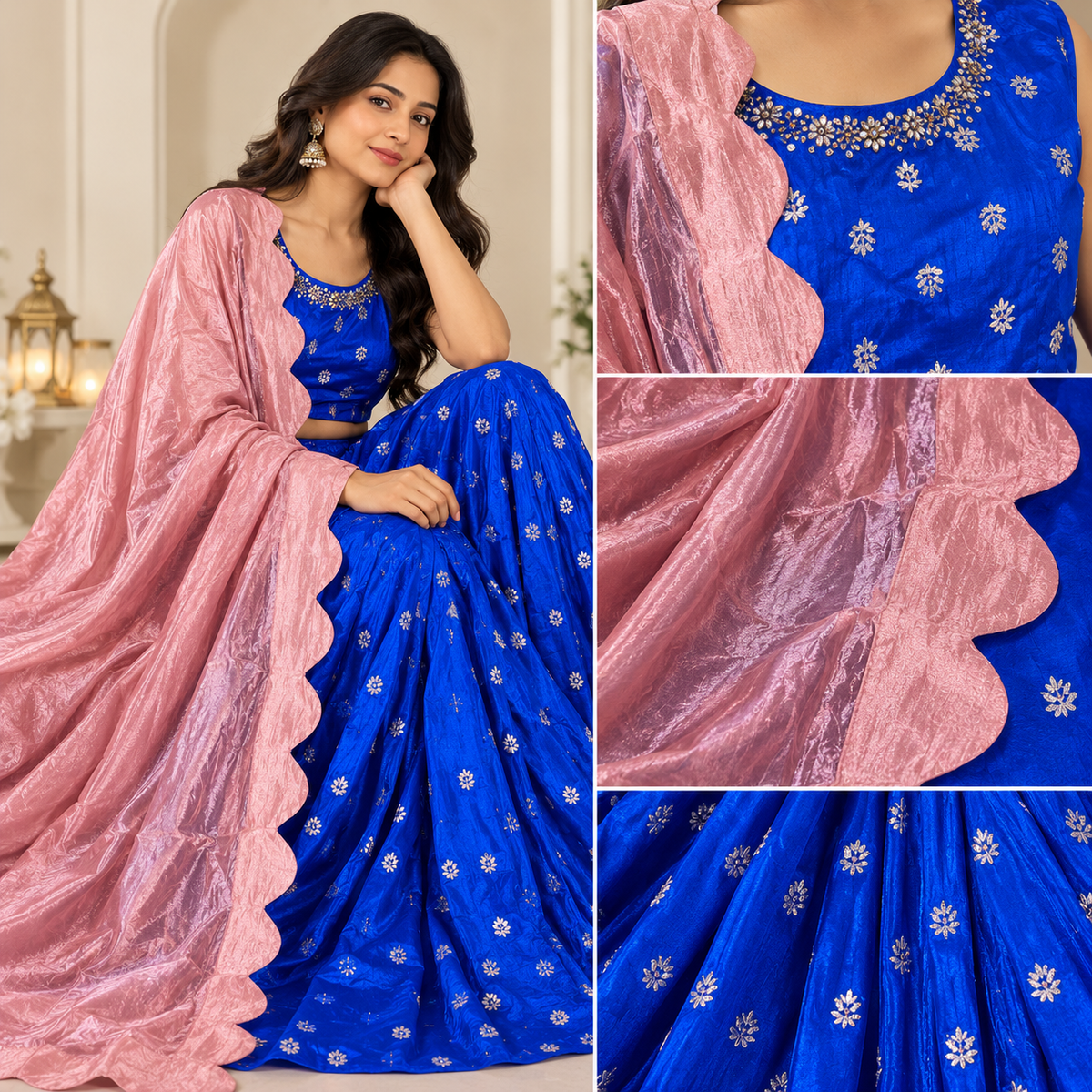 Banarasi Soft Silk Lehenga set