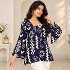 Short Top with Bell Sleeves