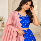 Banarasi Soft Silk Lehenga set