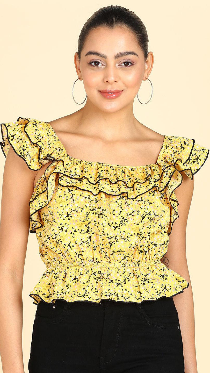 Floral Crop Top