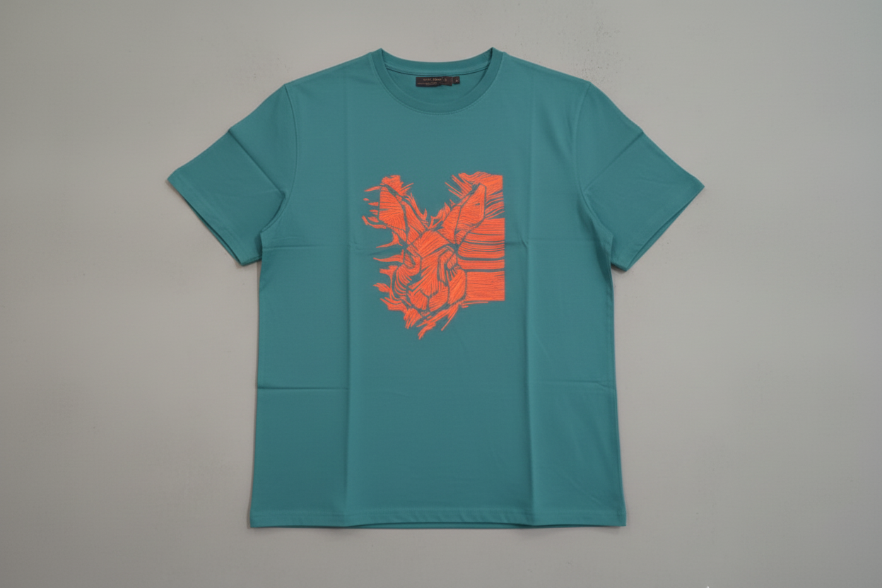 Rare rabbit graphic print T-shirt