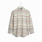 Men’s Festive Reindeer & Fir Print Shirt