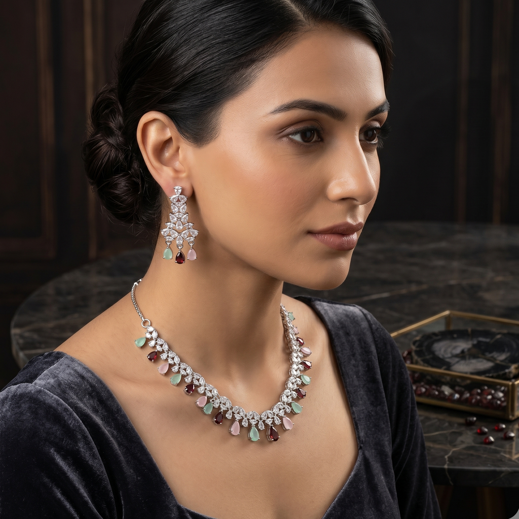 Multi-Color Necklace Set