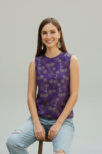 Royal Bloom Jacquard Tank