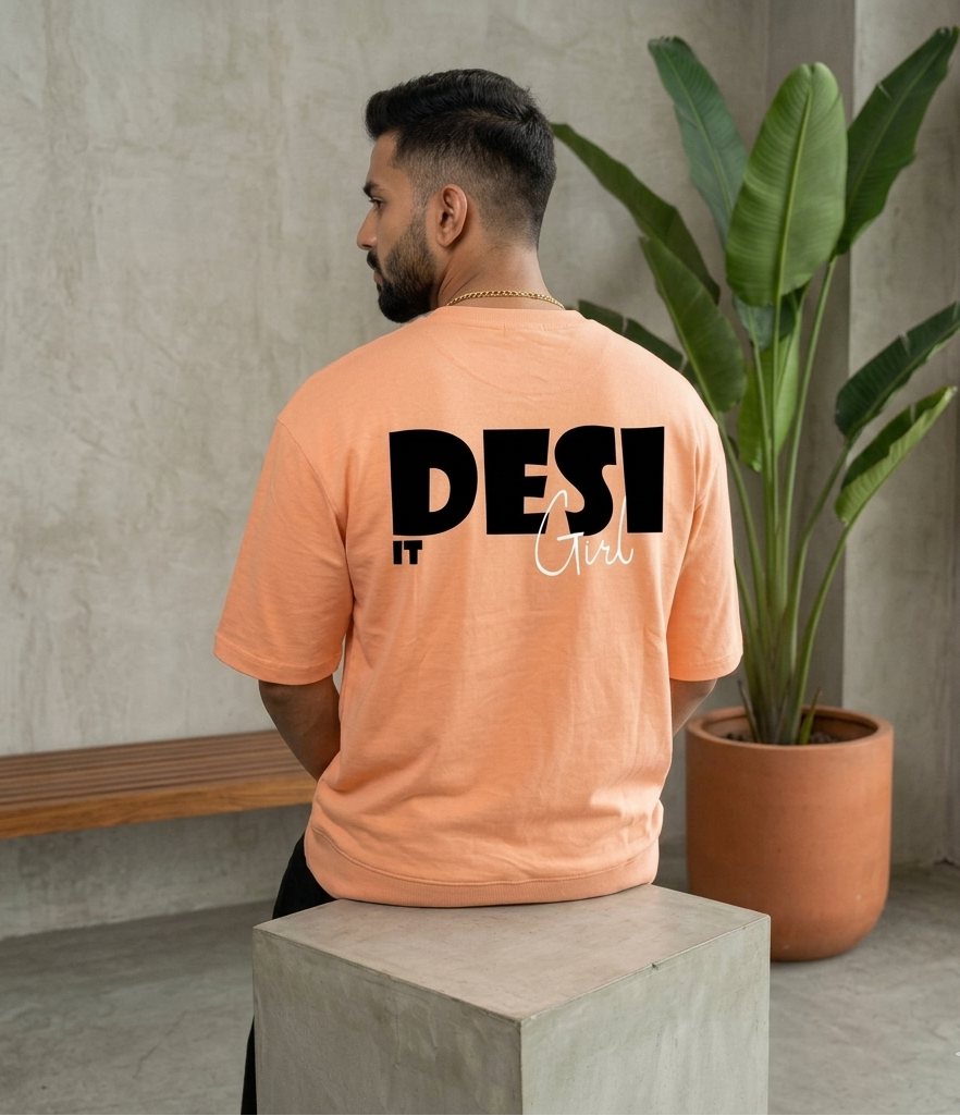 Desi It Girl Orange T-Shirt