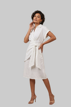Classic Shirt Midi Dress