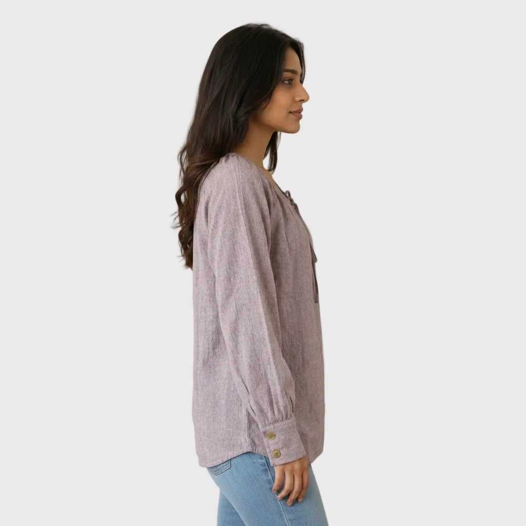 Tie-Up Tunic Top