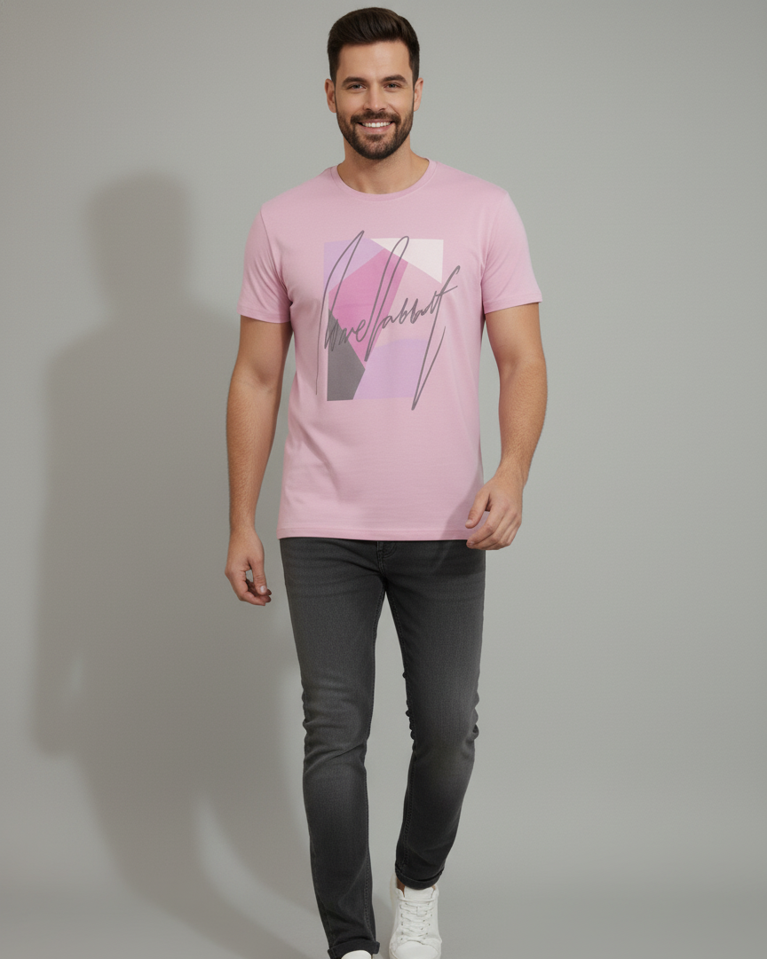 Rare rabbit graphic print T-shirt