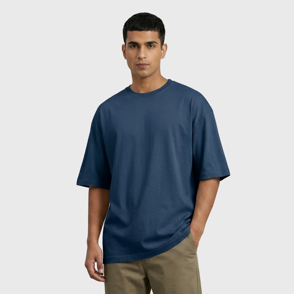 Backless Blue T-Shirt