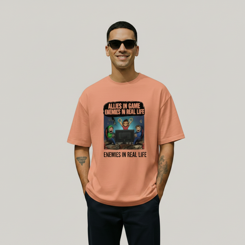 Peach Allies In Game Tshirt