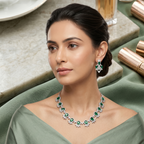 Aurora Green Necklace Set