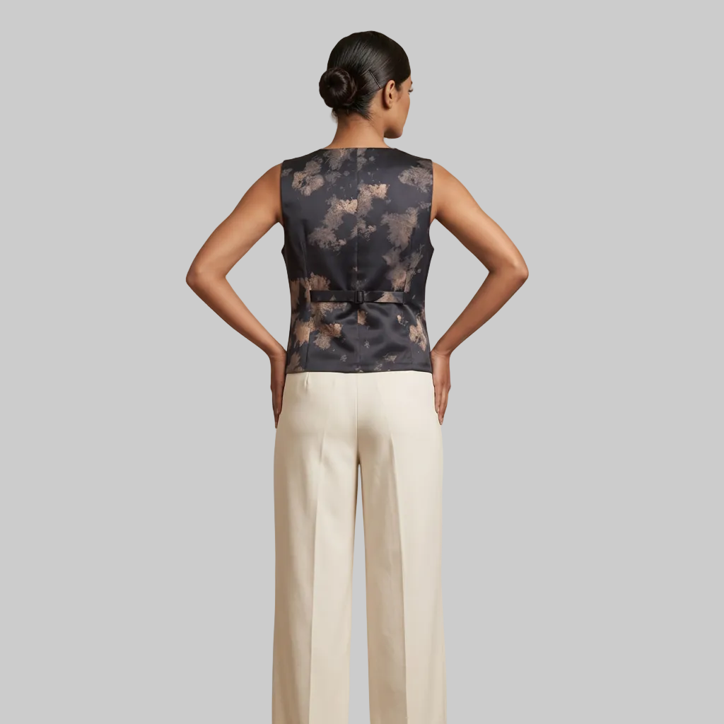 Satin Waistcoat for women