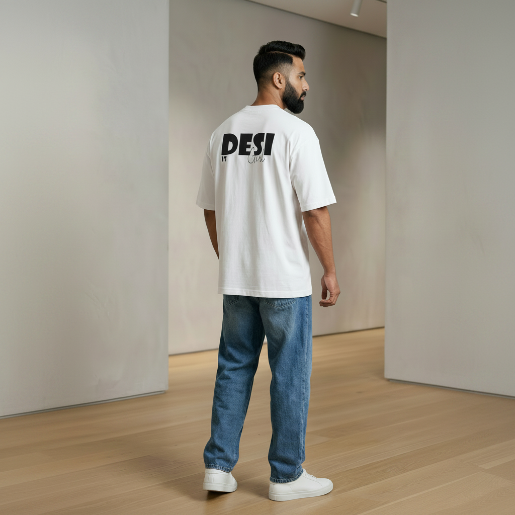 Desi It Girl White T-Shirt