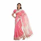 Pink Silk Saree
