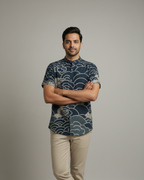 Cloud layer Vintage Print Shirt