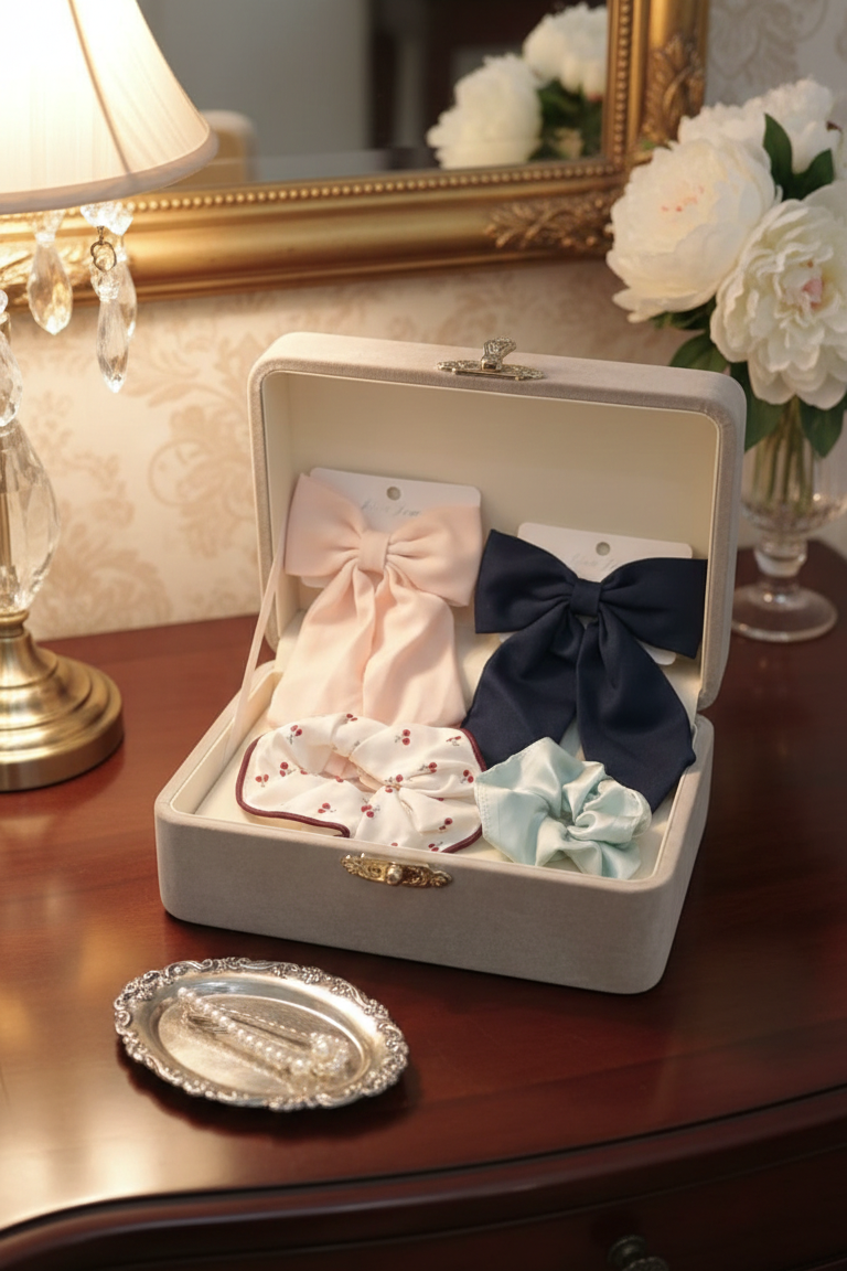 Chic Ribbon & Scrunchie Duo