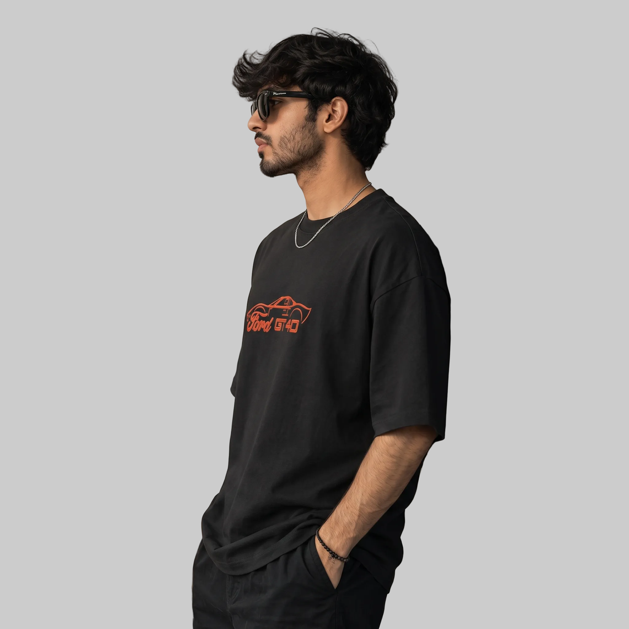 Black Ford GT40 T-shirt