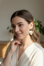 Heart Drop Earrings