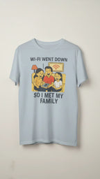 Gray Wi-Fi Went Down T-Shirt