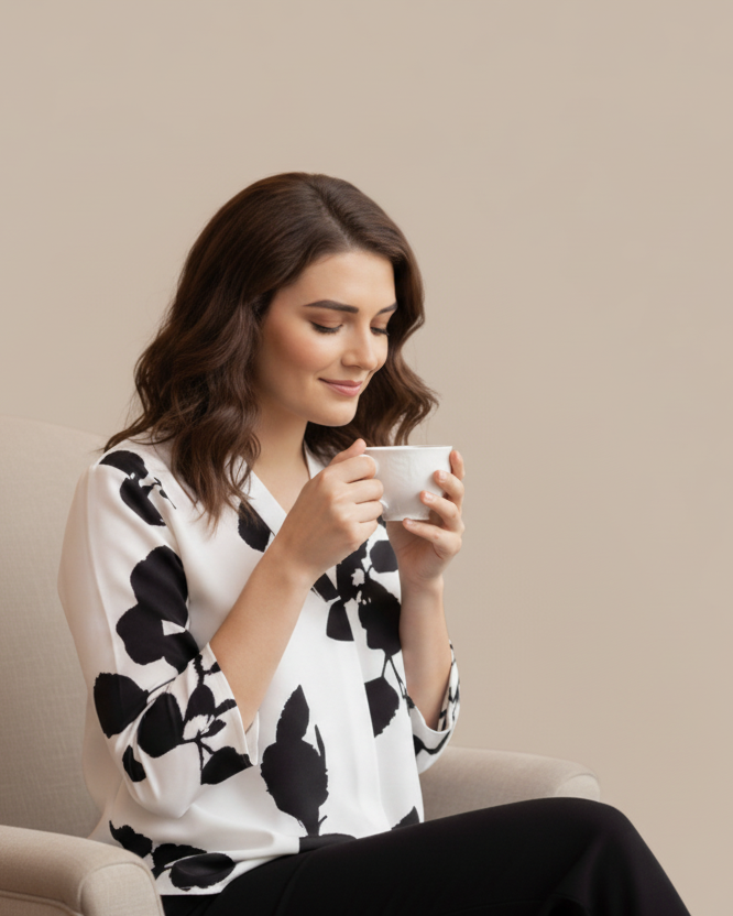 City Chic Botanical Top