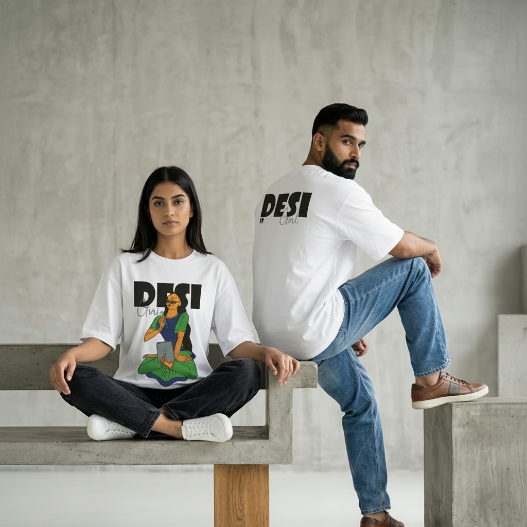 Desi It Girl White T-Shirt