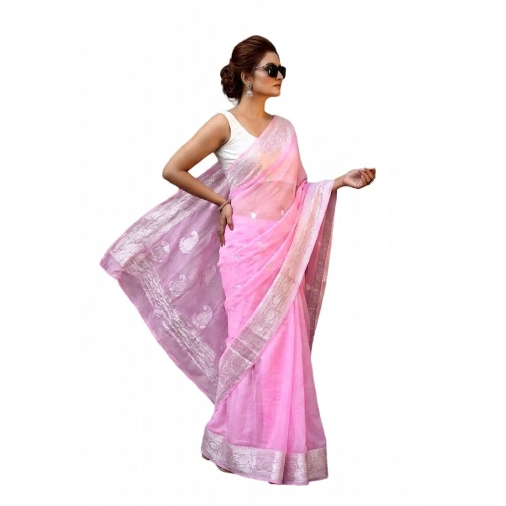 Pastel Pink Ethnic Wear