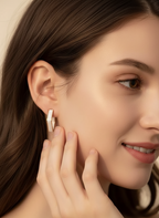 Square Enamelled Earrings