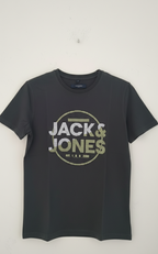 Black Crew Neck Graphic Tee
