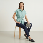 Tie-Waist Tunic Shirt