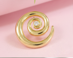 Swirl Gold Earrings