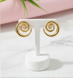 Swirl Gold Earrings