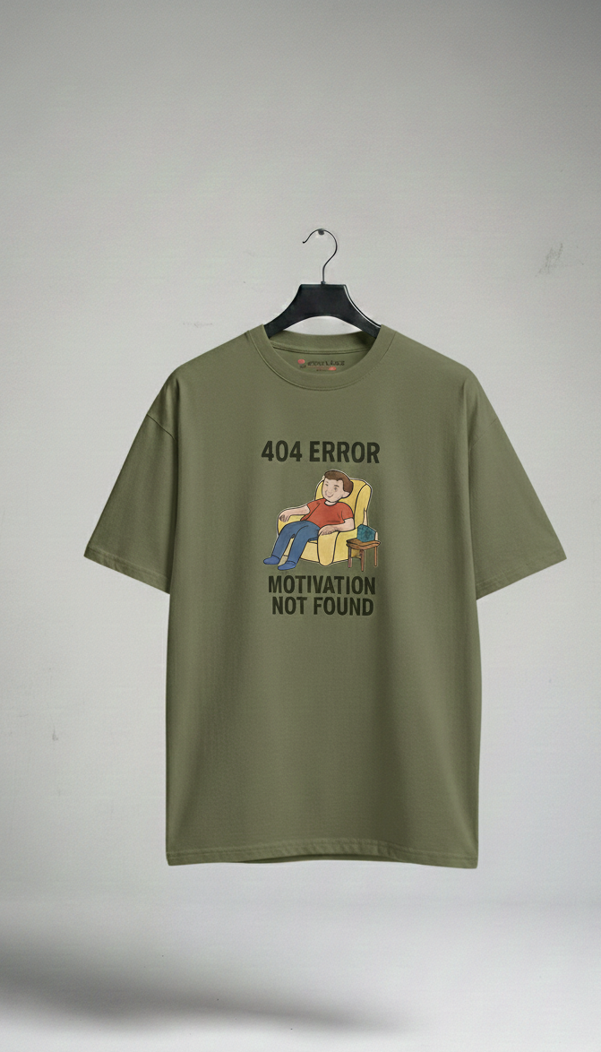 404 Error: Motivation Not Found Tshirt
