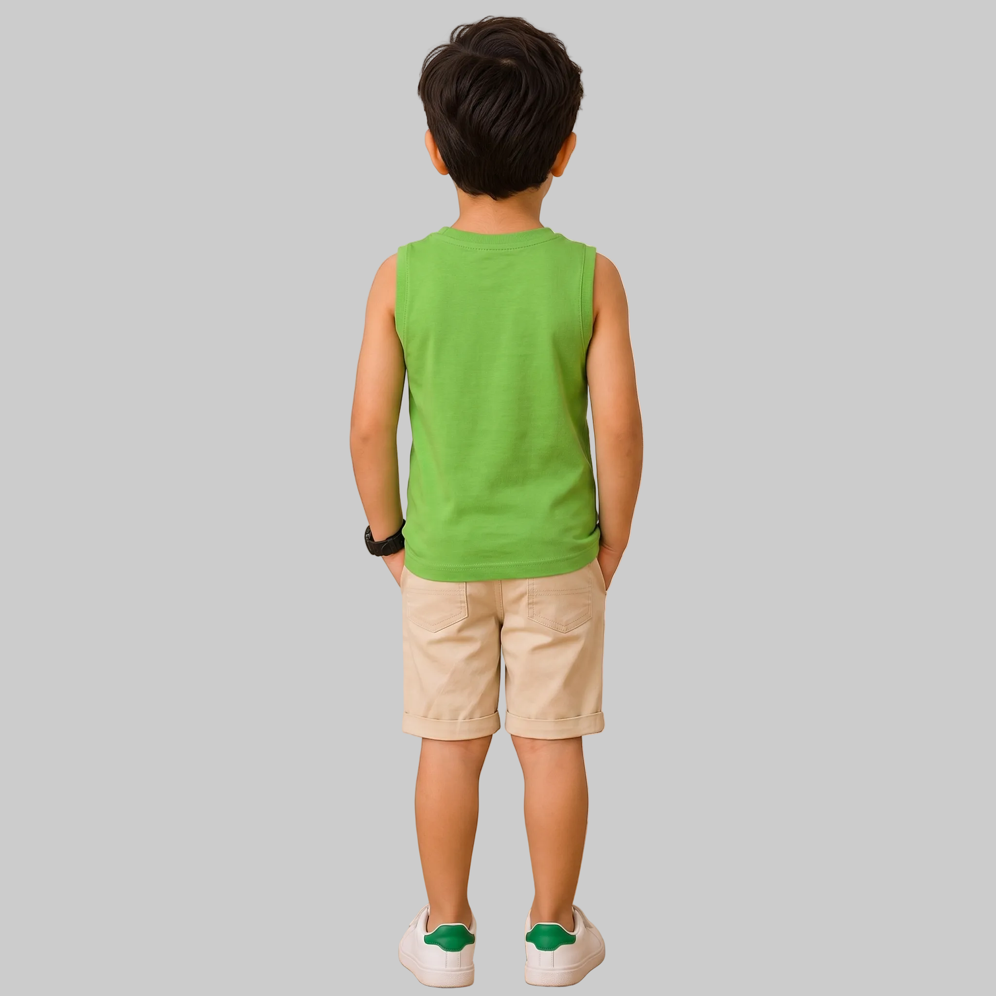 Green Pikachu Sleeveless T-shirt