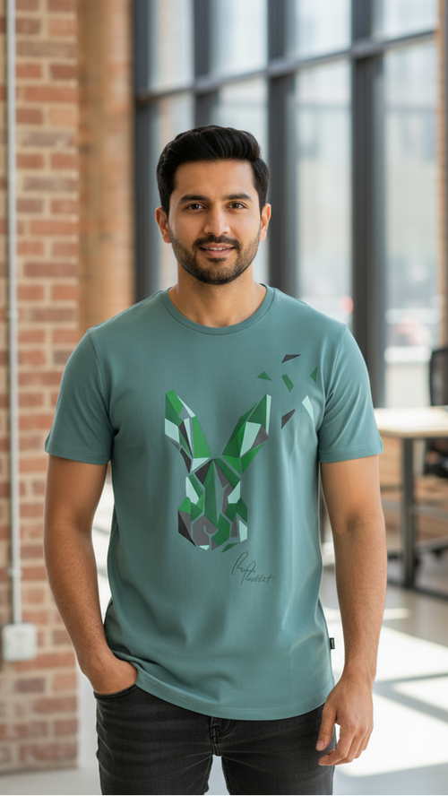 Modern Low-Poly Graphic Shirt