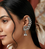 Elegant Peacock Jhumka Earrings
