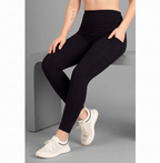 Black Ankle length High Waisted Tights
