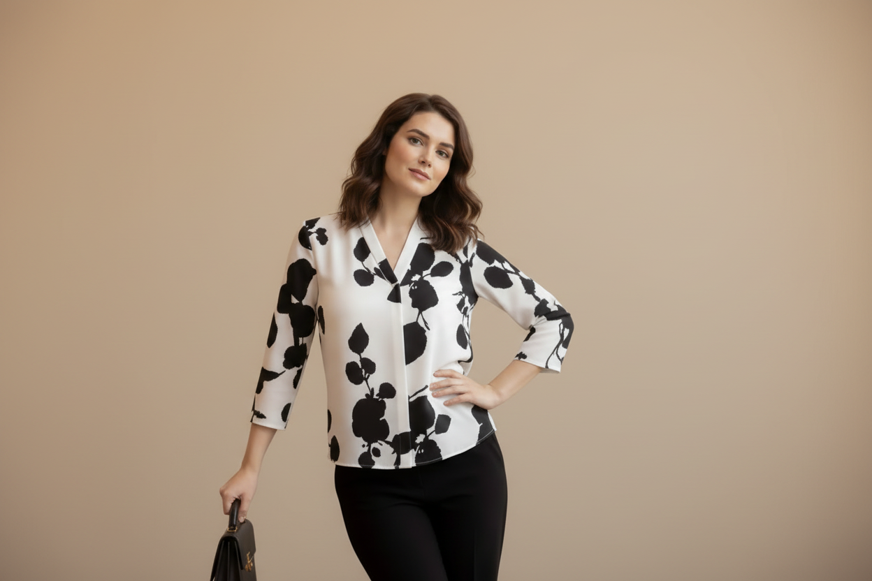 City Chic Botanical Top