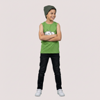 Green Panda Sleeveless Tee