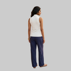 White Halter-Neck Top