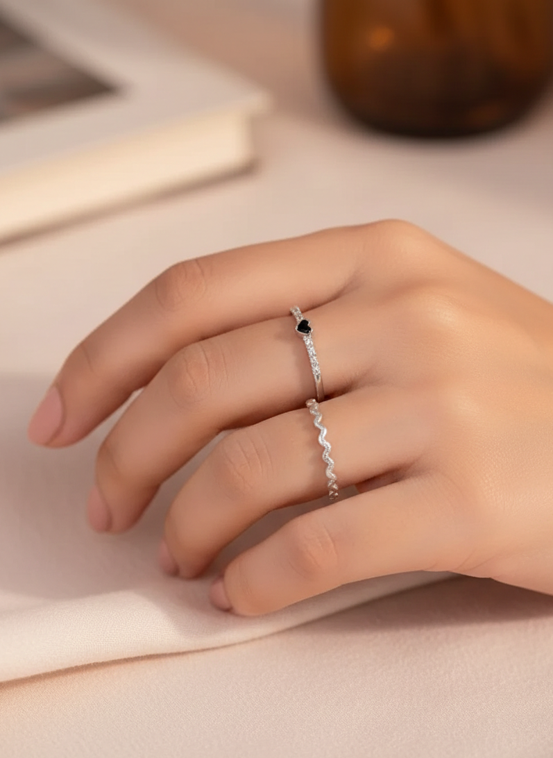 Adjustable Silver Rings