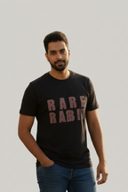 Rare rabbit black T-shirt